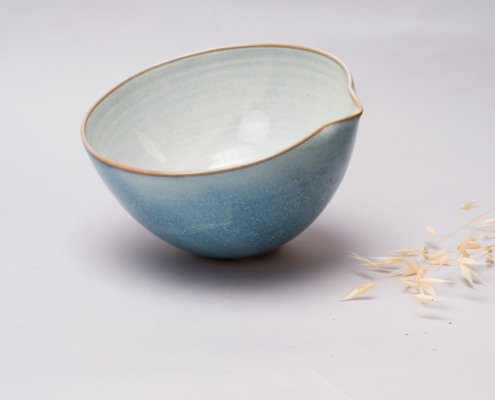 céramique utilitaire. bol grès émaillé. collection originale Bleu Nuage